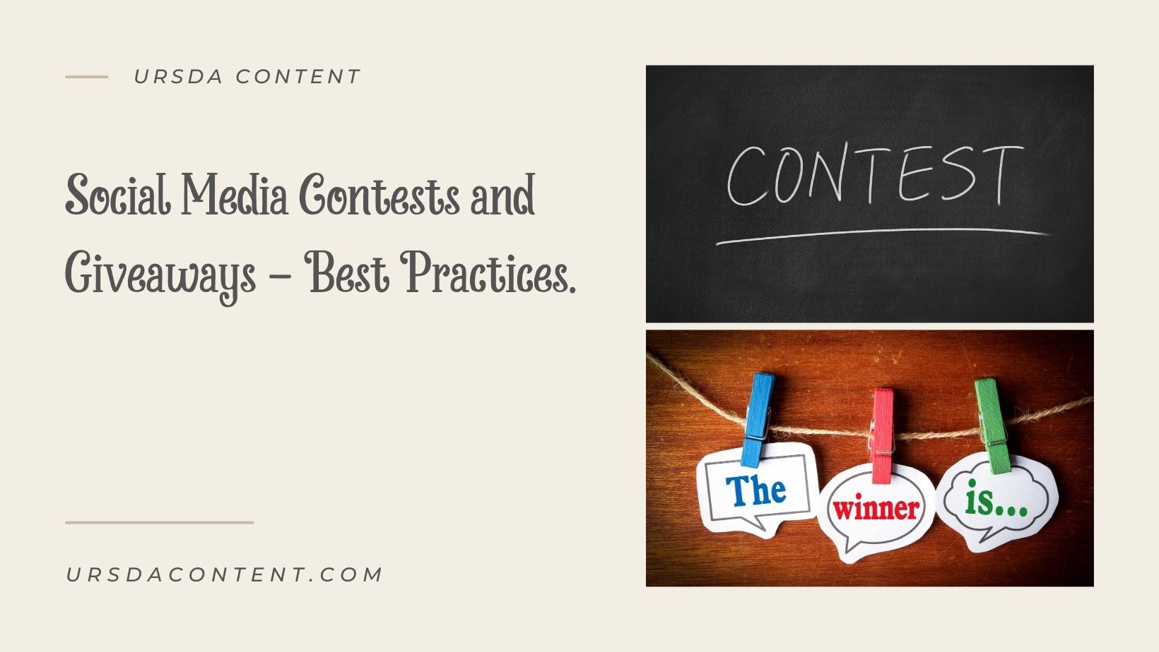 Social Media Contests and Giveaways - Best Practices